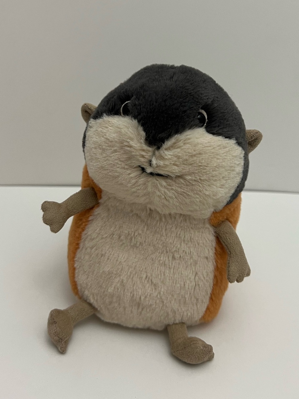 Jellycat Fluffy Lambeth Lemming Plush 5" Childrens Small Mini Stuffed Animal Toy